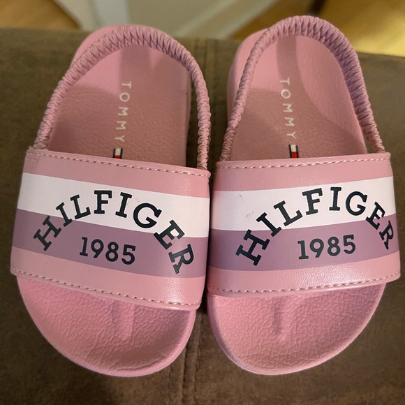 Tommy Hilfiger Other - Tommy Hilfiger Kids Pink Slide Sandals